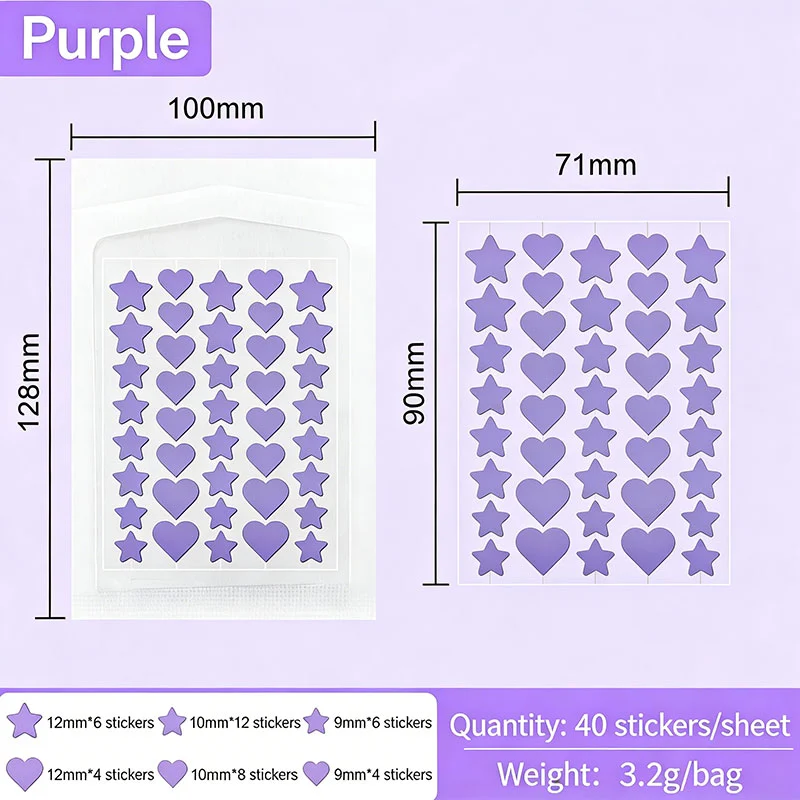 Cute Star Pimple Patches For Healing