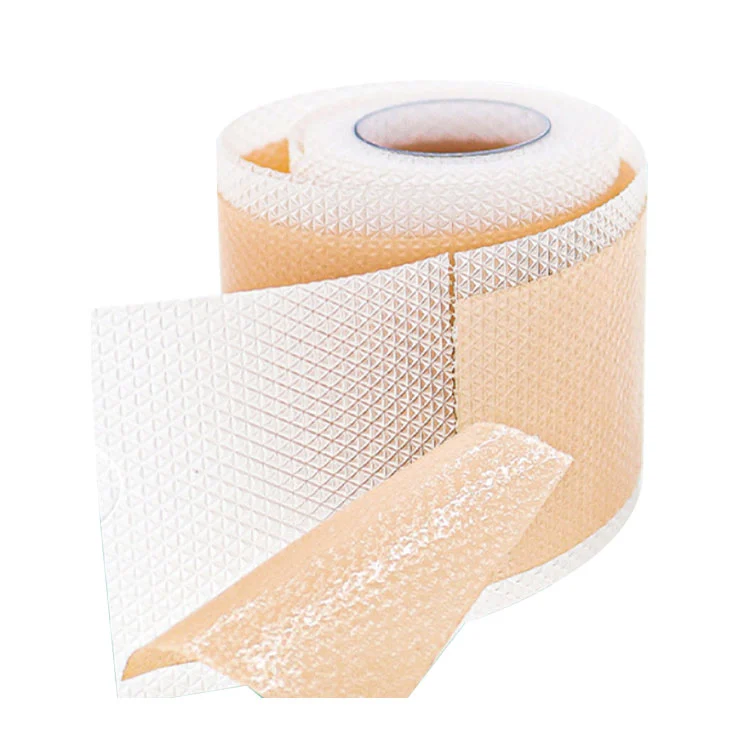 Erdi osteko iragazgaitza azalaren koloreko orbain-adabakiak